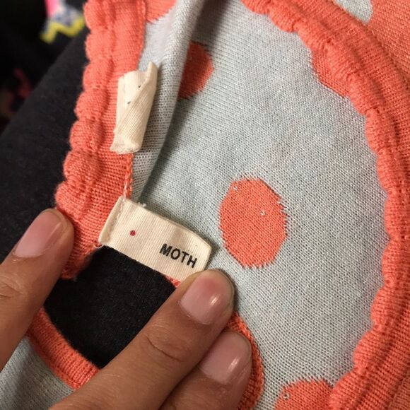 Anthropologie Moth polka dot sweater - Picture 6 of 8